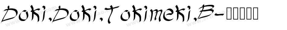 Doki Doki Tokimeki B字体转换